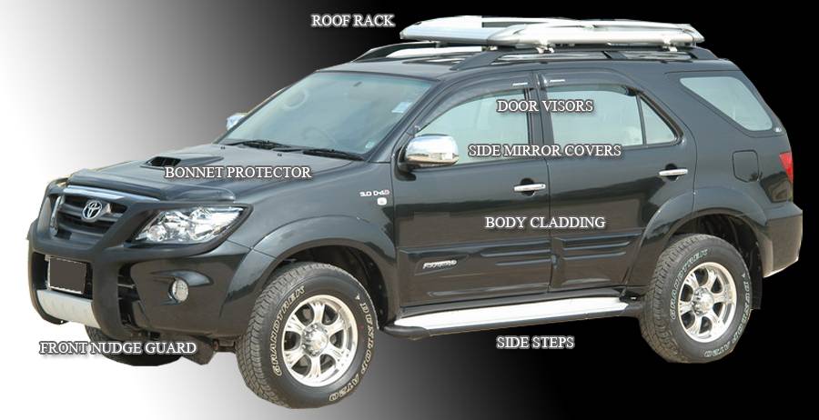 car accessories for toyota fortuner #2