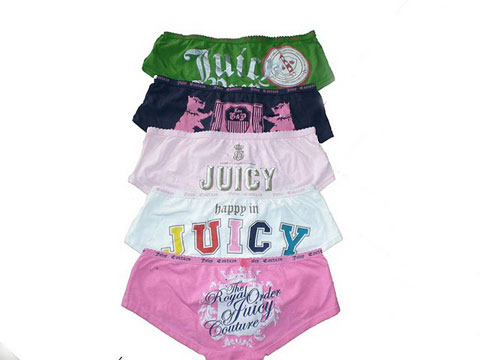 Cheap ladies juicy couture panties womens cotton knickers 